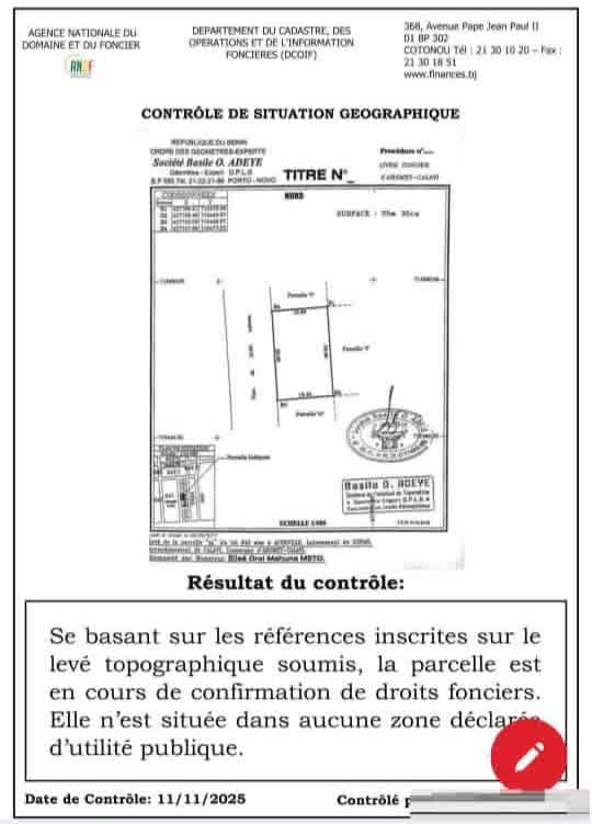 PARCELLE DÉJÀ LOTIE ET RECASÉE À VENDRE, HÔPITAL DE ZONE - TRIBUNAL - ZOPAH - HÔPITAL CHIC, CALAVI