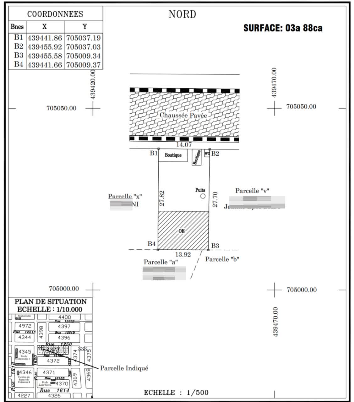 PARCELLE DÉJÀ LOTIE ET RECASÉE À VENDRE, AYÉLAWADJÈ - AKPAKPA